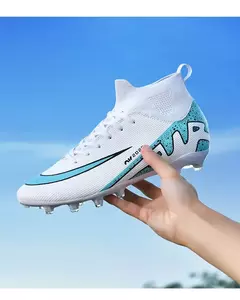 Botas de campo de futebol profissional para homens, grampos antiderrapantes, sapatos de treinamento de grama interna para crianças, sociedade original - loja online