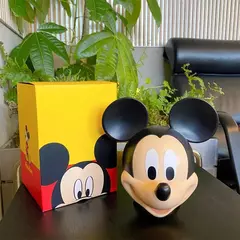 Disney pato donald dos desenhos animados boneca poupança pote mudança jar mickey mouse figura de ação modelo cofrinho anime criança brinquedos presentes na internet