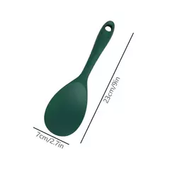 Pendurado Silicone Arroz Colher Panela de cozinha Non-stick Saucepan Fogão de arroz elétrico Cooking Scoop com buracos Itens domésticos na internet