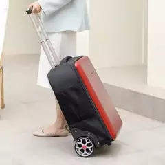Trolley impermeável mochila com rodas grandes, continuar, viagem preguiçosa, bagagem de mão, novo, 22";;VERDADEIRO;;"a,19 - comprar online