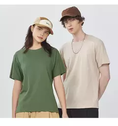 Camiseta de manga curta feminina, 100% algodão, monocromática, branca, preta, solta, com o pescoço, casual, moda feminina, tops verão - loja online