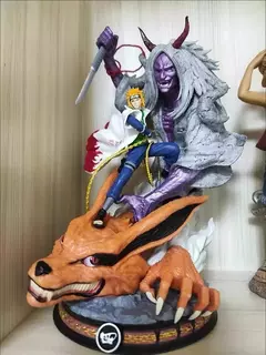 Imagem do Naruto namikaze minato anime figura de ação naruto estátua yondaime hokage anime pvc modelo colecionável boneca brinquedos presente 28cm
