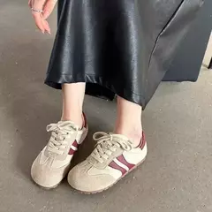 Casual confortável leve moda sapatos esportivos femininos verão 2025 nova chegada sapatos de salto plano designer - Wolf Magazine
