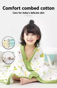 Cobertor de algodão para recém-nascidos, 6 camadas, swaddle de alta densidade, cobertor respirável, cobertor infantil na internet