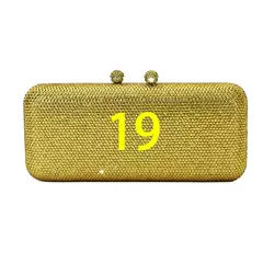 Rhinestone Clutch Bag para Mulheres, Evening Bag, Dinner Bag, Diamante, Pedra, Cristal, Festa de Casamento, Presente de Natal, Luxo mais recente - Wolf Magazine