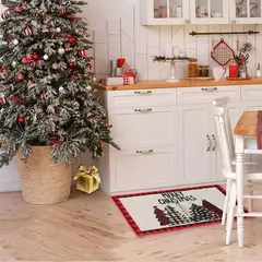 Imagem do Tapete ao ar livre da porta do Natal, tapete de Papai Noel, casar decorações do Natal para a casa, ornamento do Xmas, presentes do ano novo, 2025, 2025