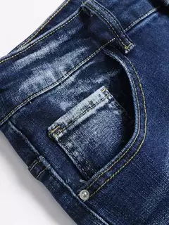 Calça jeans casual stretch reta masculina, azul, preta, clássica, calça de trabalho, roupa de marca masculina, moda na internet