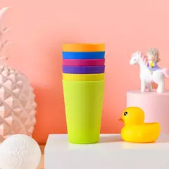 Imagem do Copos de café reutilizáveis de plástico macio, leite, café, cerveja canecas para festa, bar, ao ar livre, portátil, acampamento, piquenique, viagens Tumbler, doces, 160ml, 2pcs, 5pcs