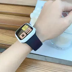 Pulseira de Silicone para Apple Watch, Pulseira Esportiva, iWatch Series 8, 7, 6 - loja online