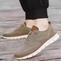 YRZL-Calçado desportivo casual masculino, antiderrapante, resistente ao desgaste, amortecimento respirável, design de bloqueio de cores, sapatos versáteis - comprar online