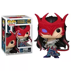 Pop! Yone modelo brinquedos funko pop jogo liga das lendas figuras de ação colecionáveis figuras de vinil decoração de mesa figuraine boneca presentes