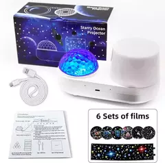 Ocean Jellyfish Lamp Projector para Crianças, Star Galaxy Night Light, Rotação 360 °, Sala, Aniversário, Presentes de Natal para Meninos e Meninas - comprar online