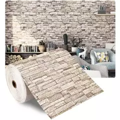 1/3/5/10 m 3d auto-adesivo papel de parede adesivos 3m tijolo adesivos de parede decoração de casa papel de parede para paredes diy quarto