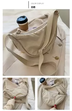 Nylon Hobos Bolsa Crossbody para Mulheres, Bolsas de Ombro Designer, Bolsa de Grande Capacidade, Lady Travel Shopper Bag, Bolsas Femininas, Casual, 2023 - loja online