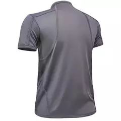 Imagem do Resident 4 Leon fantasia de cosplay masculina, camiseta cinza apertada, camiseta tática ao ar livre, camiseta de brincadeiras de fãs, festa de Halloween, verão