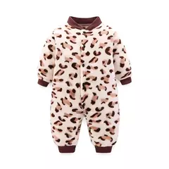 Macacão de flanela macia para bebê recém-nascido, jaqueta infantil para meninas e meninos, macacão de bebê, roupas de primavera e inverno, 0-18 meses