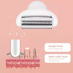 5 em 1 Body Hair Removal Depilador Axila Cabelo Biquíni Perna Cabelo Pêlo Púbico Electric Razor Clipper Shaver Mulheres - loja online