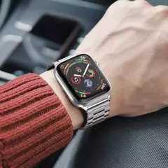 Pulseira de Aço, iWatch Series 7, 8, 9, SE, 4, 5, 6, Ultra 2, 49mm, 40mm, 41mm, Correia para Apple Watch Band, Pulseira de Relógio, 42 milímetros, 44 milímetros, 45 milímetros