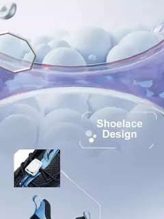 Imagem do Li-ning-tênis com almofada para crianças, tênis confortáveis com suporte estável, para meninos e meninas, ykft076