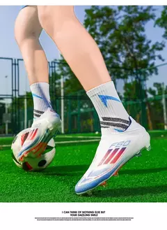 Sapatilhas de futebol antiderrapantes unissex, bota de futebol profissional, sapatilha leve confortável, ao ar livre, campo, profissional, original, TF, FG, homens, campo, original - Wolf Magazine