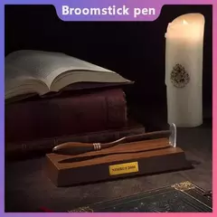 Harries assistente vassoura mágica figura caneta potteres vassoura voadora suspensão caneta flutuante quarto ornamento modelo coleção presente criança