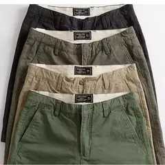 Calça masculina casual solta reta média, calça versátil com zíper, calça de trabalho, verão, nova, S a 4XL, 2024 na internet