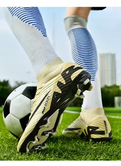 Botas de Campo de Futebol masculino, Treino Grama, Futsal, Sapatos de Futebol, Chuteiras Leves, Ao ar livre, Qualidade, Novo, Original - Wolf Magazine
