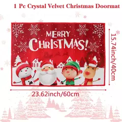 Tapete ao ar livre da porta do Natal, tapete de Papai Noel, casar decorações do Natal para a casa, ornamento do Xmas, presentes do ano novo, 2025, 2025 - loja online