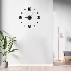 Criativo Frameless DIY Relógio De Parede Decalque Casa Relógio Silencioso Sala De Estar Escritório Decoração De Parede na internet