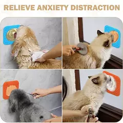 Suprimentos para animais de estimação silicone pet lambendo esteira gato anti-asfixia com tigela de comida lenta filhote de cachorro banho distraído lambendo placa talheres - comprar online