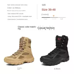 Botas de couro masculinas, sapatos casuais ao ar livre, designer leve, botas de trabalho quentes, botas artesanais clássicas na internet