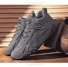 Esportes ao ar livre dos homens caminhadas sapatos quatro temporada novo anti deslizamento conforto sapatos de trabalho moda juventude casual sapatos na moda tênis masculinos
