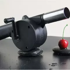 Ventilador de mão portátil ao ar livre churrasco doméstico ventilador de combustão de carvão ventilador de churrasco ferramentas de acampamento acessórios de churrasco - comprar online