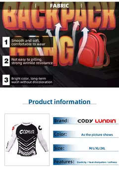Manga comprida Surf Camisa com Silicone, Fitness Wear, Compressão Fitness Wear, Praia Swimwear, Proteção UV, Rash Guard, Novos Produtos de Natação - comprar online