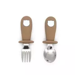 Baby Cartoon Tableware Set, Crianças Utensílio, Aço Inoxidável, Criança Louça, Talheres, Alimentação Colher, Garfo, Infantil - loja online