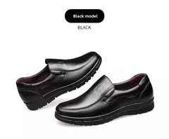 Sapatos casuais de couro genuíno para homens plataforma plana sapatos de caminhada ao ar livre mocassins tênis respiráveis sapatos feitos à mão - Wolf Magazine