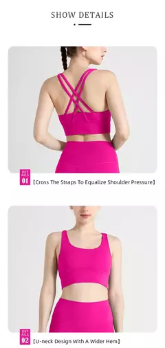 Roupa de ioga feminina de 2 peças, conjunto de treino rápido, roupa de fitness respirável, sutiã e leggings esportivos, roupas fitness, novo, 2024 - loja online