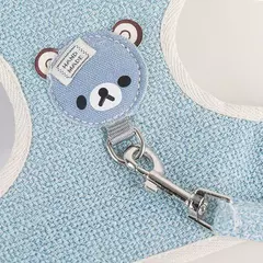 1/conjunto de arnês para cães pequenos, arnês e coleira ajustável para cães e gatos, coleira para cães e gatos, acessórios para cães e gatos - comprar online
