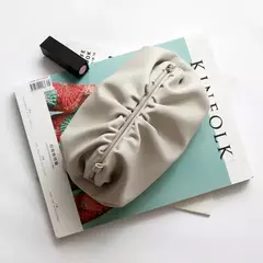 Saco de Nuvem de Couro Genuíno para Mulheres, Couro Macio, Ombro Crossbody Bags, Alta Qualidade, Embreagens Femininas Noite, Senhoras, 2023 - Wolf Magazine