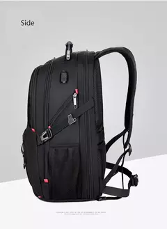 Imagem do Durável Swiss Multifuncional Laptop Mochila, Resistente À Água Saco De Viagem, Faculdade Bookbag, Porta De Carregamento USB, 17";;VERDADEIRO;;"15 inch General