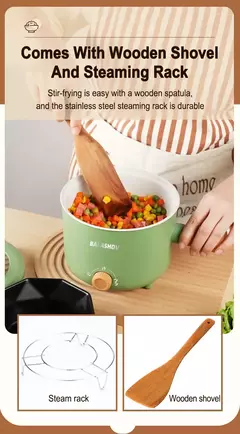 Panela Elétrica Multi Fogões, Panela antiaderente, Fogão de arroz quente, Eletrodomésticos, 220V, 110V