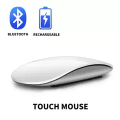 Mouse silencioso recarregável sem fio, Multi Arc Touch Mice, Ultra-fino Magic Mouse para laptop, iPad, Mac, PC, Macbook, Bluetooth 4.0 - loja online