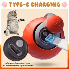 Brinquedo de gato NewSpeedy Tail 2.0, brinquedo de cauda rápida, brinquedo interativo de bola de gato, bola de brinquedos de gato inteligente, ajuste de duas velocidades, com cauda - loja online