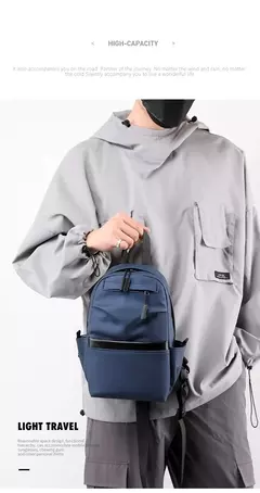 Bolsa de peito masculina 2024 nova moda na moda marca cruz saco de ombro casual crossbody saco ins telefone móvel pequena mochila - comprar online