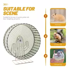 Roda hamster exercício silencioso chinchila Polegada silencioso correndo rato ouriço rodas animais pires brinquedo gaiola exercício roda para na internet