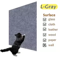 Parede anti gato risco sofá diy gatos placa de risco sofá proteção patas afiar aparável auto-adesivo tapete gatos placa de risco - loja online