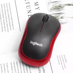 Logitech-m185 mouse sem fio, 2.4 ghz, usb, 1000dpi, 3 botões, silencioso, navegação óptica, para pc/laptop - comprar online