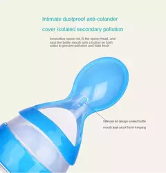 Baby Feeding Bottle com Fruit Chupeta Set, Toddler Spoon, Legumes frescos, Kids Feeder Supplies, 4Pcs