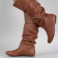 Botas de vaqueiro ocidental feminino de meia-panturrilha, sapato baixo, calçado alto, longo, tamanho grande 35-43, primavera, outono, 2023 - Wolf Magazine