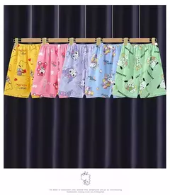 Verão novas crianças pijamas de seda leite mangas curtas em torno do pescoço meninos meninas ar condicionado roupas para casa 8-18 polegadas